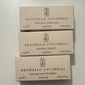 Brunello Cucinelli Boxed Parfum Sample Trio